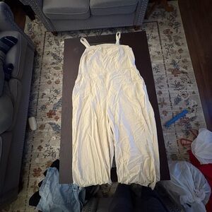 Old Navy Cream Jumpsuit